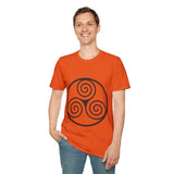 "Triple Spiral" Unisex Softstyle T-Shirt