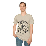 "Triple Spiral" Unisex Softstyle T-Shirt