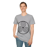 "Triple Spiral" Unisex Softstyle T-Shirt