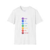 "Chakra Symbols and Meanings" Unisex Softstyle T-Shirt