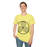 "Triple Spiral" Unisex Softstyle T-Shirt