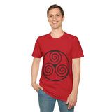 "Triple Spiral" Unisex Softstyle T-Shirt