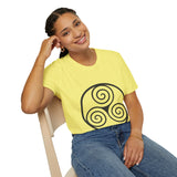 "Triple Spiral" Unisex Softstyle T-Shirt