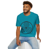 "Triple Spiral" Unisex Softstyle T-Shirt