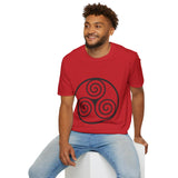 "Triple Spiral" Unisex Softstyle T-Shirt