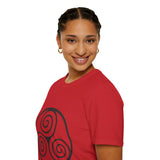 "Triple Spiral" Unisex Softstyle T-Shirt