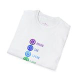 "Chakra Symbols and Meanings" Unisex Softstyle T-Shirt