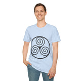 "Triple Spiral" Unisex Softstyle T-Shirt