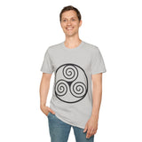 "Triple Spiral" Unisex Softstyle T-Shirt