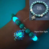 Natural Stone Luminous Beads Bracelets