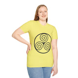 "Triple Spiral" Unisex Softstyle T-Shirt