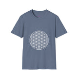 "Flower of Life" w Unisex Softstyle T-Shirt