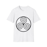 "Triple Spiral" Unisex Softstyle T-Shirt