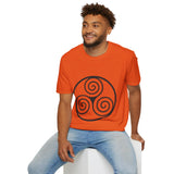 "Triple Spiral" Unisex Softstyle T-Shirt