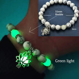 Natural Stone Luminous Beads Bracelets