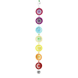 Chakra Dream Catcher with 40mm Crystal Chandelier Ball Prisms Suncatcher Handmade Rainbow Fengshui Wall Car Pendant Ornament