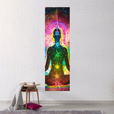 Indian Buddha Statue Meditation 7 Chakra Tapestry Wall Hanging Mandala Tapestries Wall Hanging Psychedelic Yoga Wall Hanging