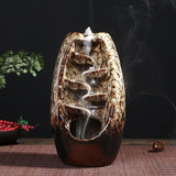 Waterfall backflow incense burner