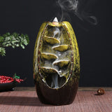 Waterfall backflow incense burner