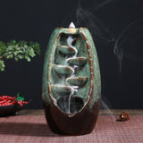 Waterfall backflow incense burner