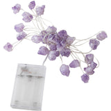 Natural Amethyst Decorative Lights  Stones