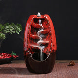 Waterfall backflow incense burner