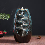 Waterfall backflow incense burner