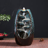 Waterfall backflow incense burner