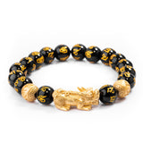 Wealth Attractor Obsidian Bracelet